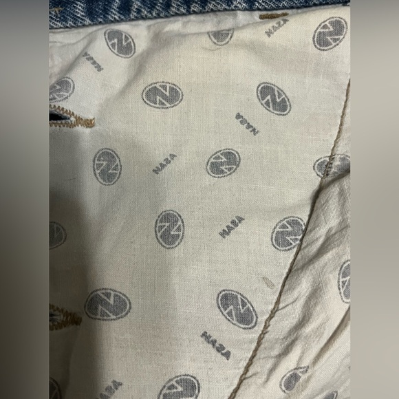 Vintage 90s NASA Y2K Backward S Acid Wash Button Fly Denim Overalls - Picture 16 of 16